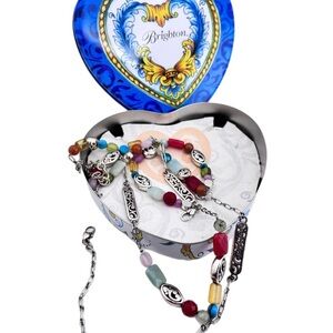 Brighton Colorful Beaded Necklace and Bracelet Set
German Glass Beads.